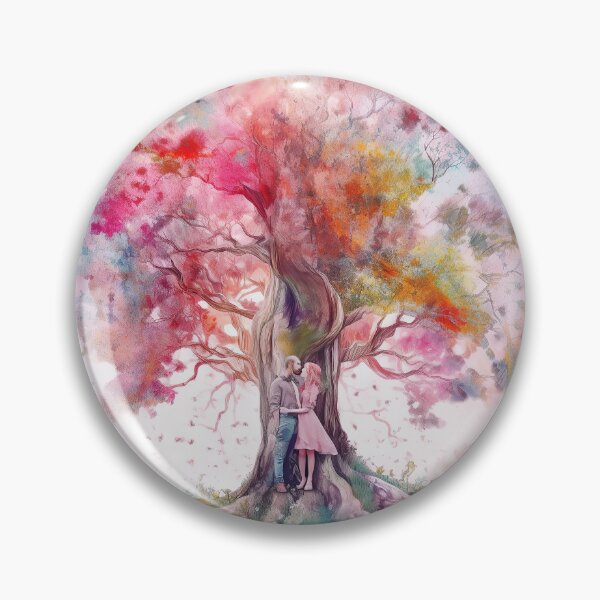 Item preview, Watercolor Magic trees collection artwork #10 designed and sold by LollyShineART.