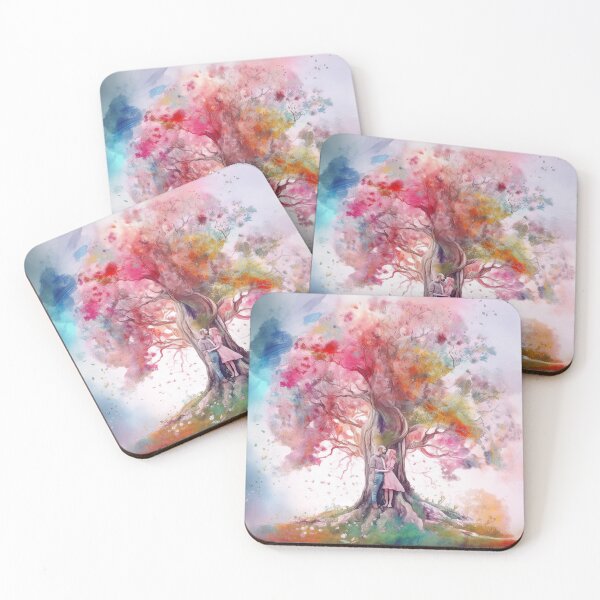 Item preview, Watercolor Magic trees collection artwork #10 designed and sold by LollyShineART.