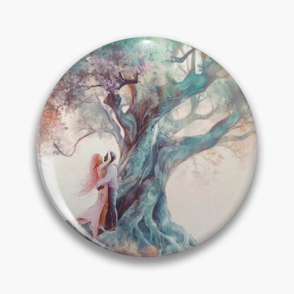 Item preview, Watercolor Magic trees collection artwork #11 designed and sold by LollyShineART.