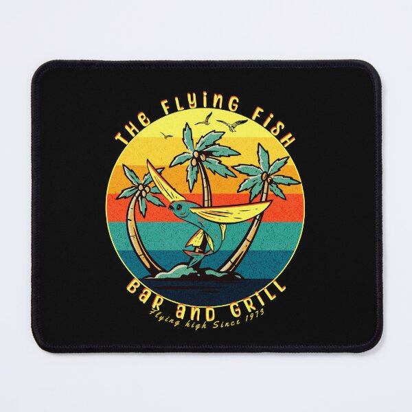 Item preview, Flying fish,summer vacation vibe, textured vintage sunset,beach ready, here comes summer designed and sold by allycat57.