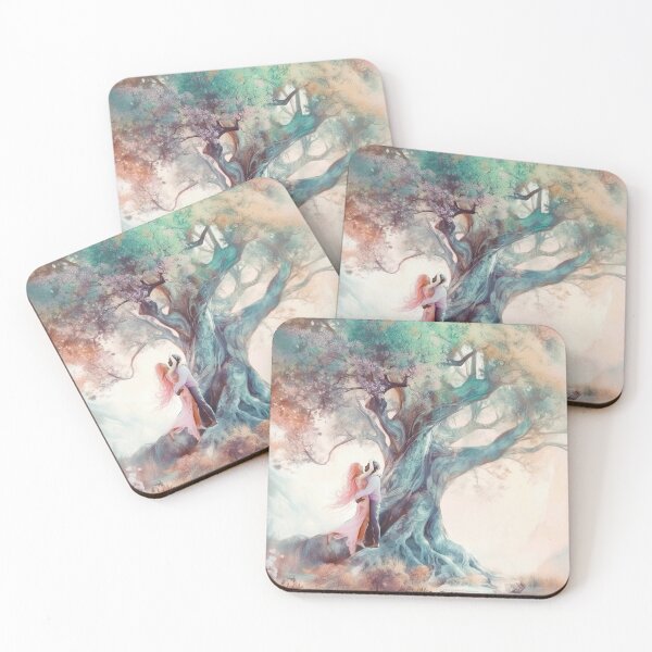 Item preview, Watercolor Magic trees collection artwork #11 designed and sold by LollyShineART.