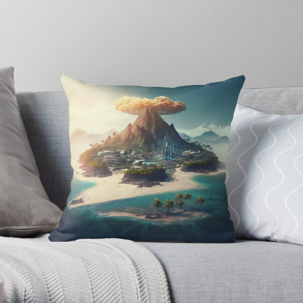 Island Life Throw Pillow - Pack of 4