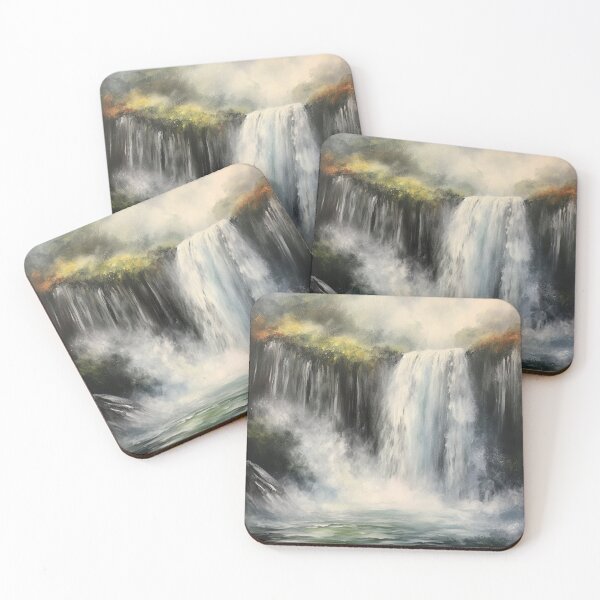 Artikelvorschau, Aquarell waschen Wasserfall entworfen und verkauft von Matt's Artificial Nature.