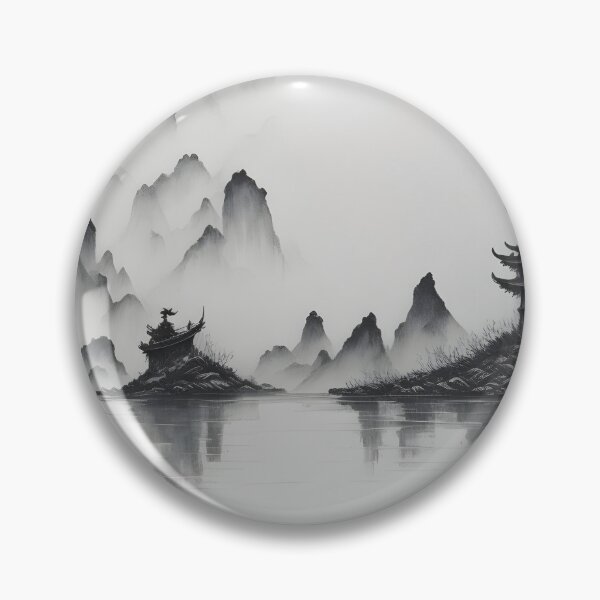 Item preview, chinese ink painting designed and sold by AeonGraphic.
