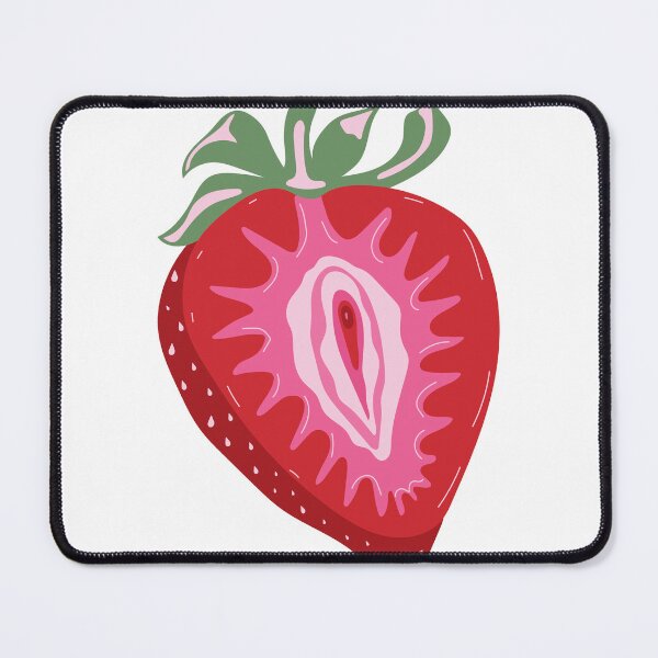 Item preview, Strawberry with outlines female labia designed and sold by Innamalinka.