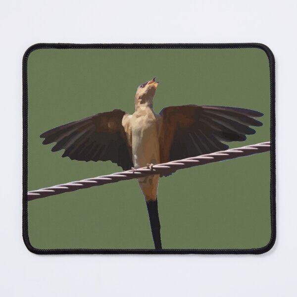 Item preview, Swallow Bird Singing With Wıngs Outstretched Cut Out  designed and sold by taiche.