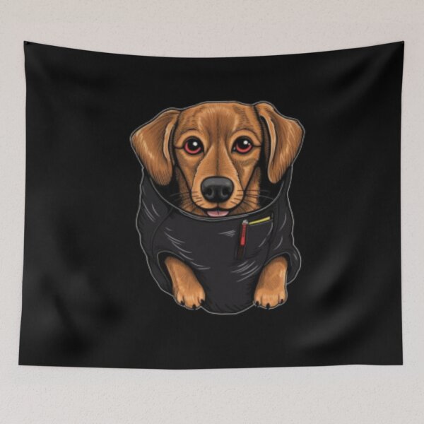 Item preview, Dog In Pocket Funny Puppy For Dog Lovers designed and sold by blakfrog.