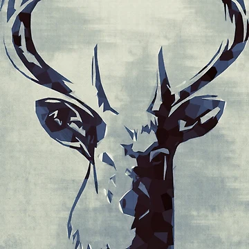 Artwork thumbnail, Poly Deer by For-Rosa