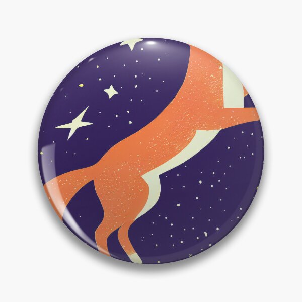 Item preview, Mystic Fox Starry Sky Magic Blue Fantasy Art Poster designed and sold by PinkNomad.