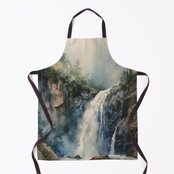 Item preview, Watercolor Wash Waterfalls designed and sold by Matt's Artificial Nature.