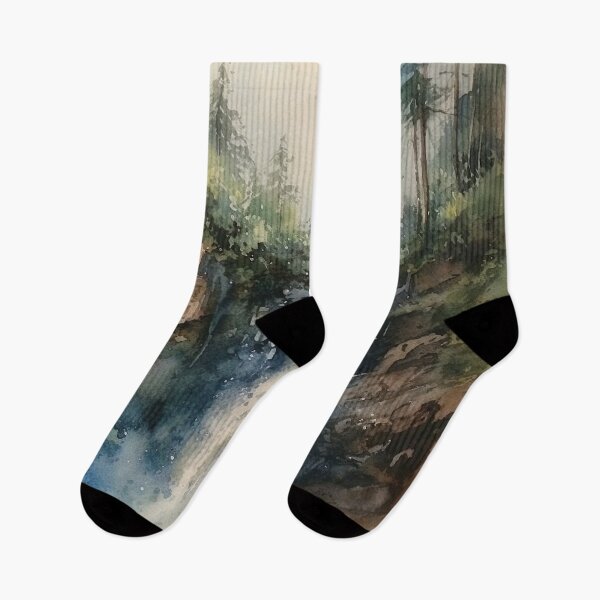 Item preview, Watercolor Wash Waterfalls designed and sold by Matt's Artificial Nature.