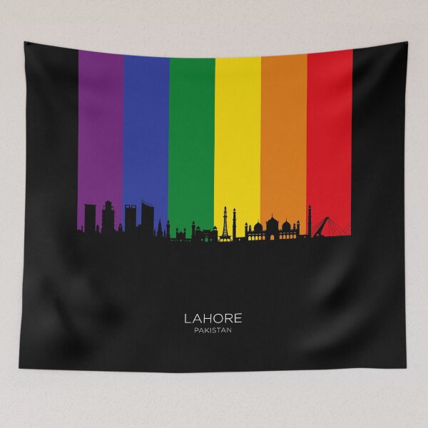 Item preview, Lahore Pakistan Skyline designed and sold by ArtPrints.