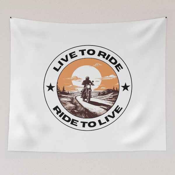 Item preview, Live to Ride Ride to Live T-Shirt designed and sold by Maycon Arts.