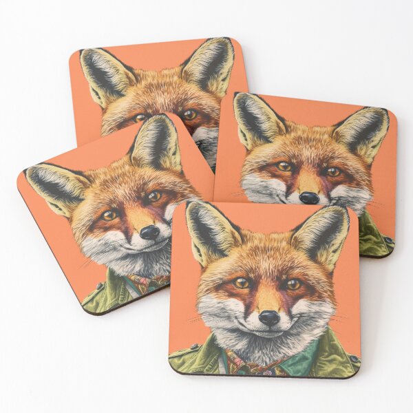 Artikelvorschau, Pastel Drawing of a Beautiful Fox - Amazing Fox Illustration entworfen und verkauft von Junkie Ai.