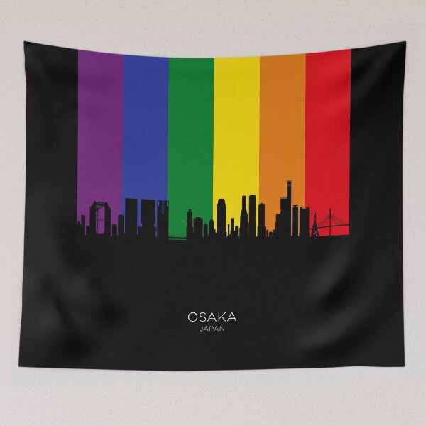 Item preview, Osaka Japan Skyline designed and sold by ArtPrints.
