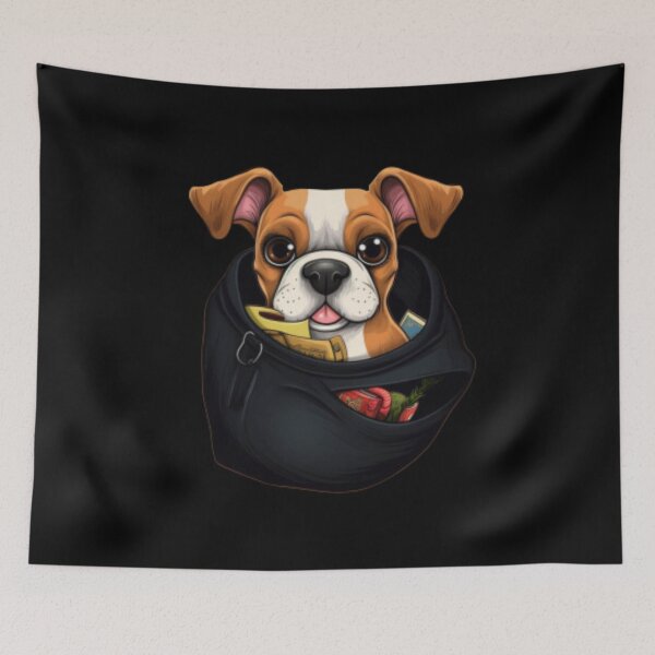 Item preview, Dog In Pocket Funny Puppy For Dog Lovers designed and sold by blakfrog.