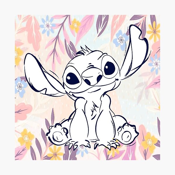 cute Stitch in Bow Sticker for Sale by Scenic