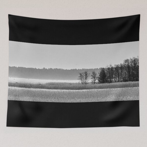 Item preview, Seaside view panorama bw designed and sold by Jouko Lehto Photography.