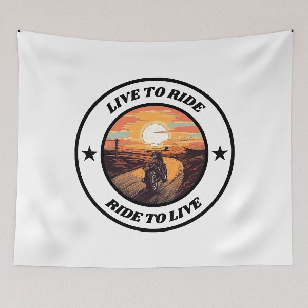 Item preview, Live to Ride Ride to Live T-Shirt designed and sold by Maycon Arts.
