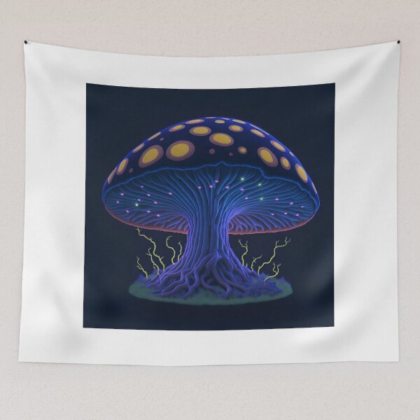 Item preview, Cosmic Mushroom Oasis| Enchanted Forest Fungi| Mystical Mushroom Kingdom| Psychedelic Spore Spectacle| Glowing Kaleidoscope Caps designed and sold by RedArtG09.