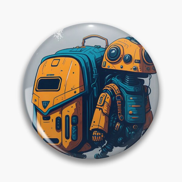 Item preview, robot backpacking designed and sold by eva3dadan.