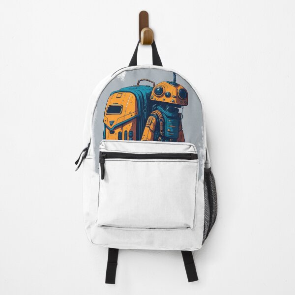 Item preview, robot backpacking designed and sold by eva3dadan.