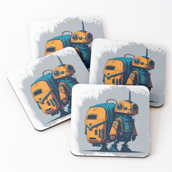 Item preview, robot backpacking designed and sold by eva3dadan.