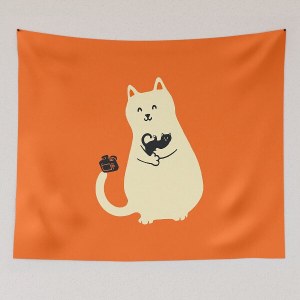 Item preview, Happy go lucky cat 1 selfie designed and sold by jimmytan.
