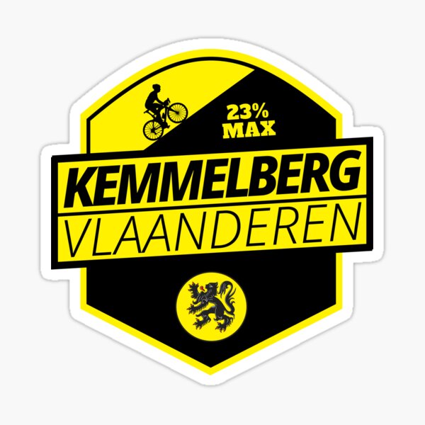 Vista previa del artículo con la obra «Ascenso empedrado de Kemmelberg Ciclismo Flandes Bélgica», diseñado y vendido por JackCurtis1991.