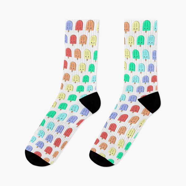 Item preview, Cute Pastel Rainbow Popsicle Pattern designed and sold by dass-art.