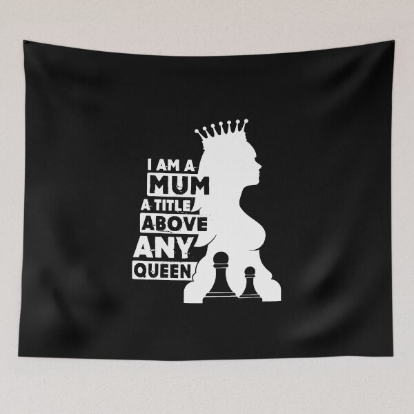 Item preview, Mum Mother Chess Queen Player designed and sold by MerchPaw.