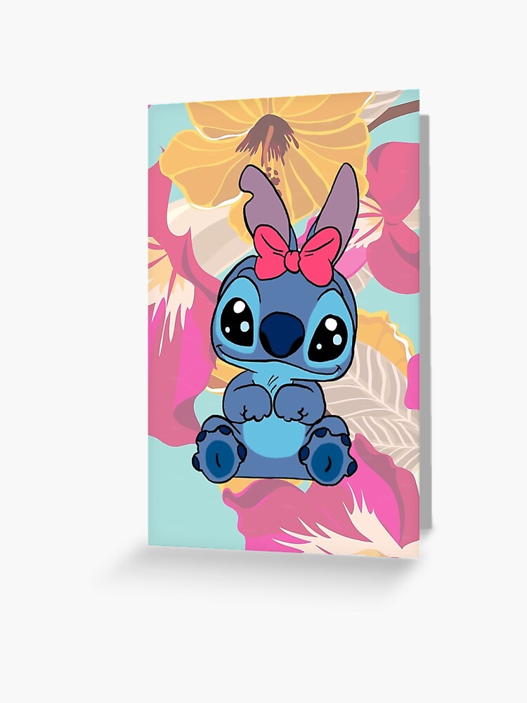 Cute Stitch in bow experiment 2 Kids T-Shirt for Sale by Scenic