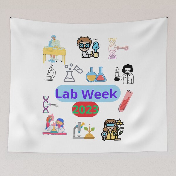 Item preview, Lab Week 2023 Retro Medical Laboratory Tech T-Shirt designed and sold by Moronova   ⭐⭐⭐⭐⭐.