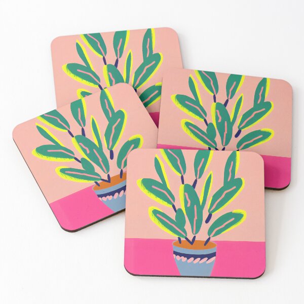 Item preview, Vibrant Elegance Pink Garden Zamioculcas Plant designed and sold by PinkNomad.