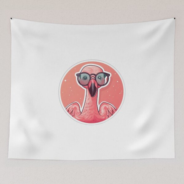 Item preview, Cute Flamingo  designed and sold by HandCraftedArt.