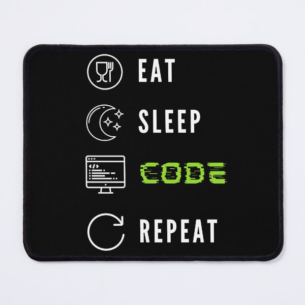 Item preview, Sleep, Eat, Code, Repeat designed and sold by traum-shirts.