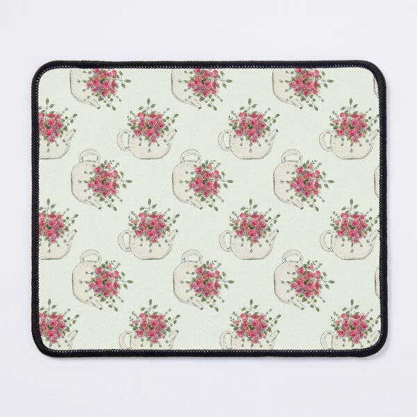 Item preview, Whimsical Watercolor Floral Teapot and Roses Design designed and sold by Clare Walker.