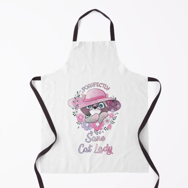 Item preview, Funny Cute Cat Quote Purrfectly Sane Cat Lady designed and sold by saadabs.