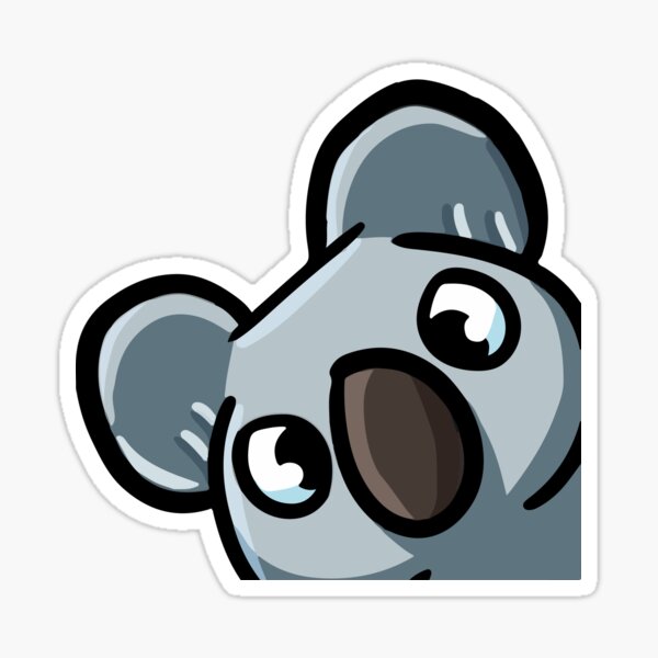 Monsieur koala Sticker
