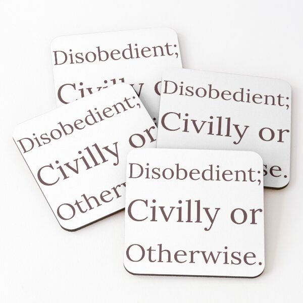 Item preview, Disobedient; Civilly or Otherwise designed and sold by MxA19.