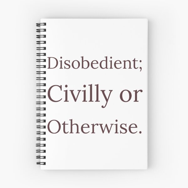 Item preview, Disobedient; Civilly or Otherwise designed and sold by MxA19.
