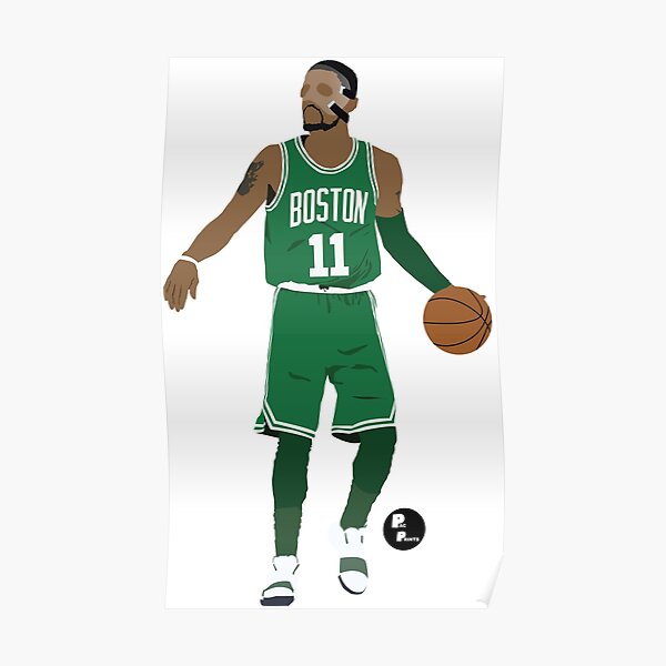 Kyrie Irving Minimalist Art 'Masked Kyrie' // Phone case, t-shirt, stickers and more Poster
