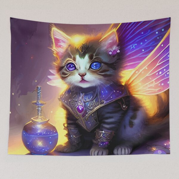 Item preview, FAIRY KITTEN designed and sold by Morrigan Austin.