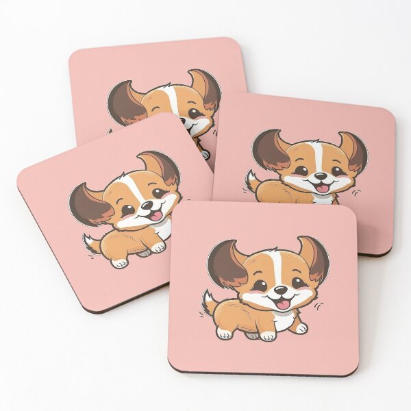 Item preview, Cute Happy Puppy Cartoon designed and sold by lightjourney.
