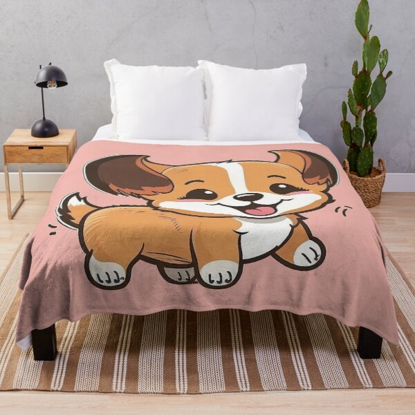 Item preview, Cute Happy Puppy Cartoon designed and sold by lightjourney.