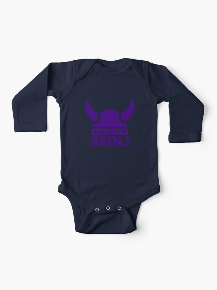 SKOL! Minnesota Vikings Chant Baby One-Piece for Sale by Kristen Bedard