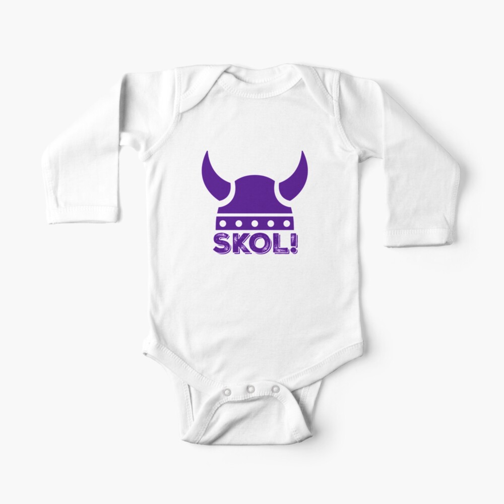 SKOL! Minnesota Vikings Chant Baby One-Piece for Sale by Kristen Bedard