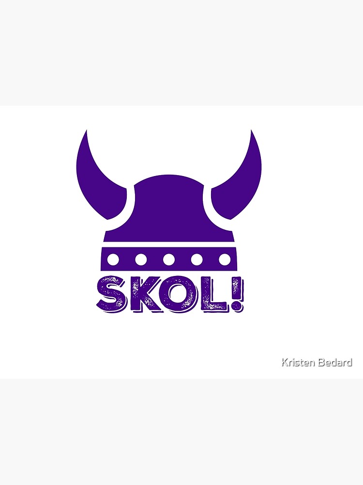 SKOL! Minnesota Vikings Chant Greeting Card for Sale by Kristen