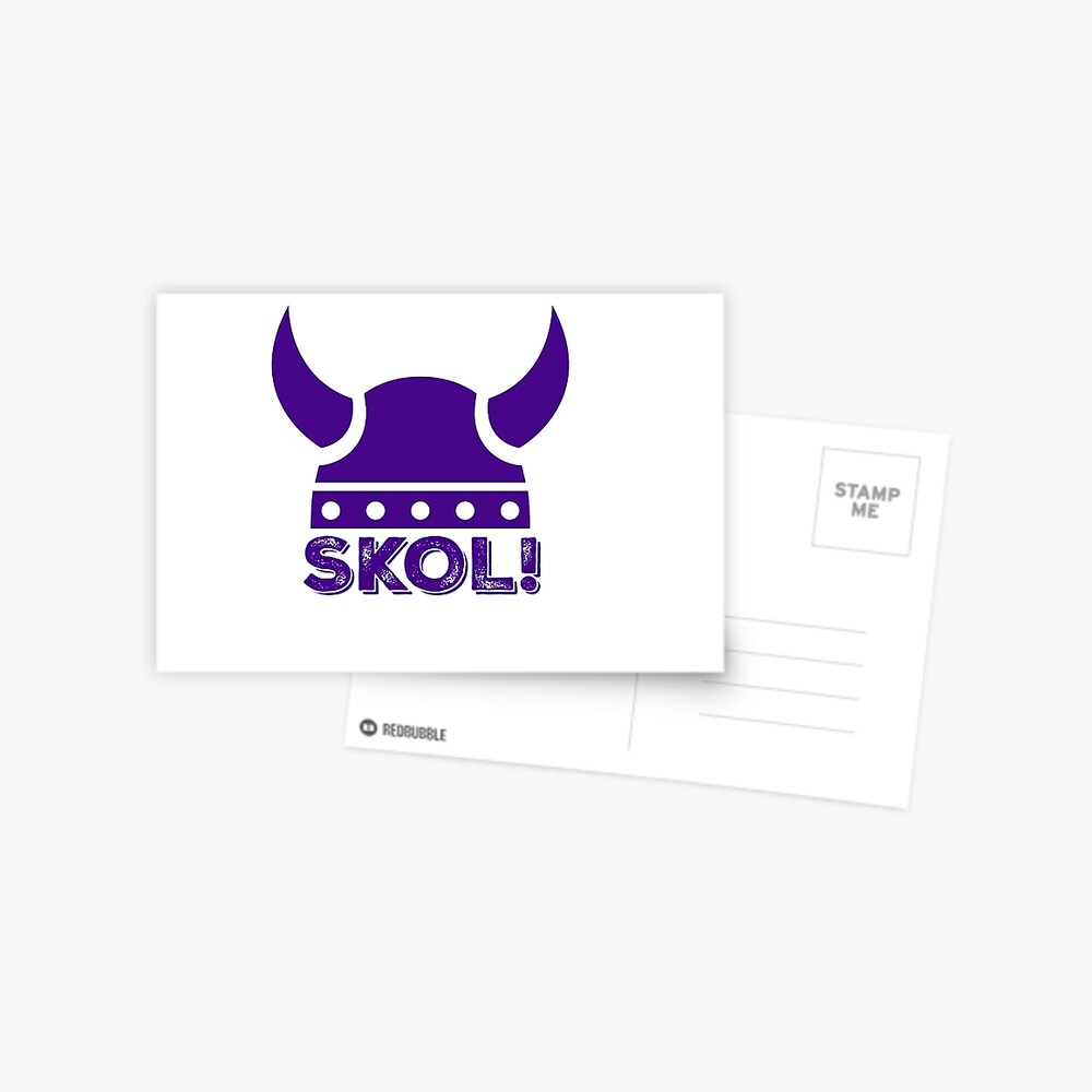 SKOL! Minnesota Vikings Chant Greeting Card for Sale by Kristen