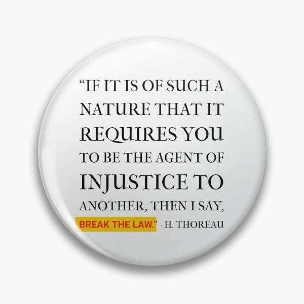 Item preview, Break the Law, Thoreau designed and sold by MxA19.